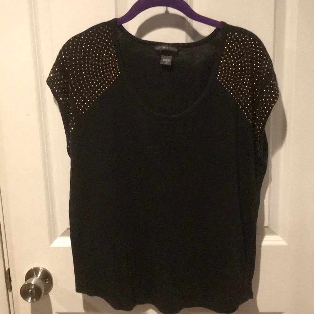 Victoria’s Secret Sexy Stud Shoulder Shirt EUC - Picture 2 of 8
